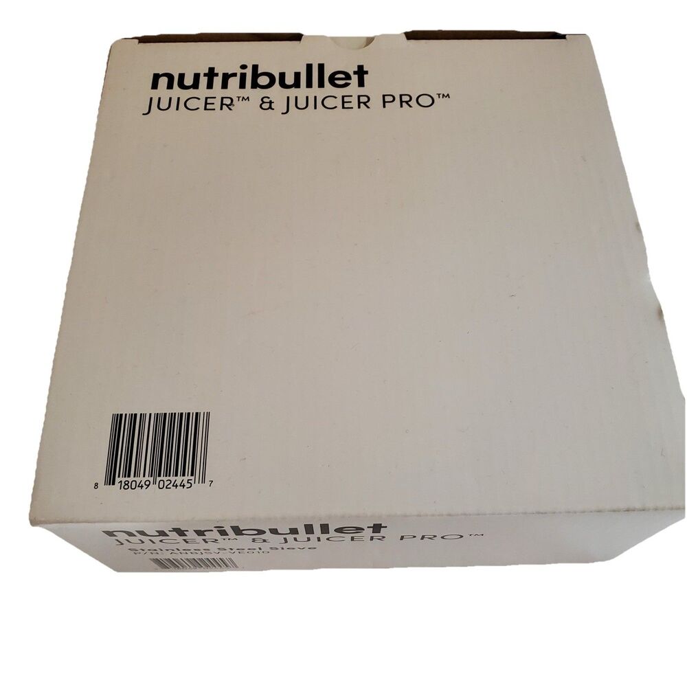 Genuine Nutribullet Stainless Steel Sieve Juicer & Juicer Pro ANBJSV-VE010 New